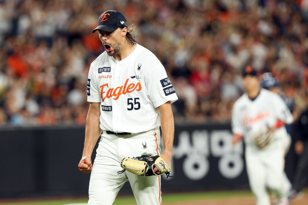 와-멘🙏🏻 선발투수 와이스
7이닝 100구 10K무실점으로 시즌 8승!