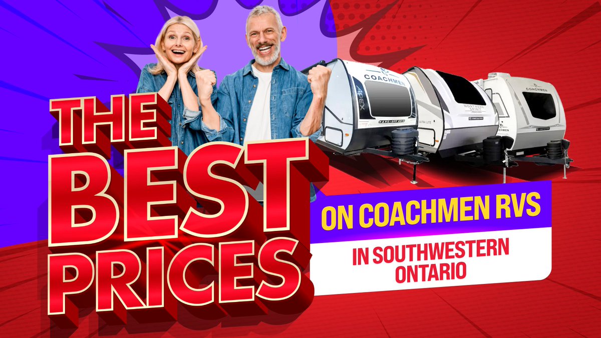 From budget-friendly options to luxury models, we're here to help you find the perfect Coachmen RV for your next adventure.

Visit us Today. 
🔗bit.ly/3RvLFf0

#FergusonRVWorld #RVOntario #RVLife #CoachmenRV