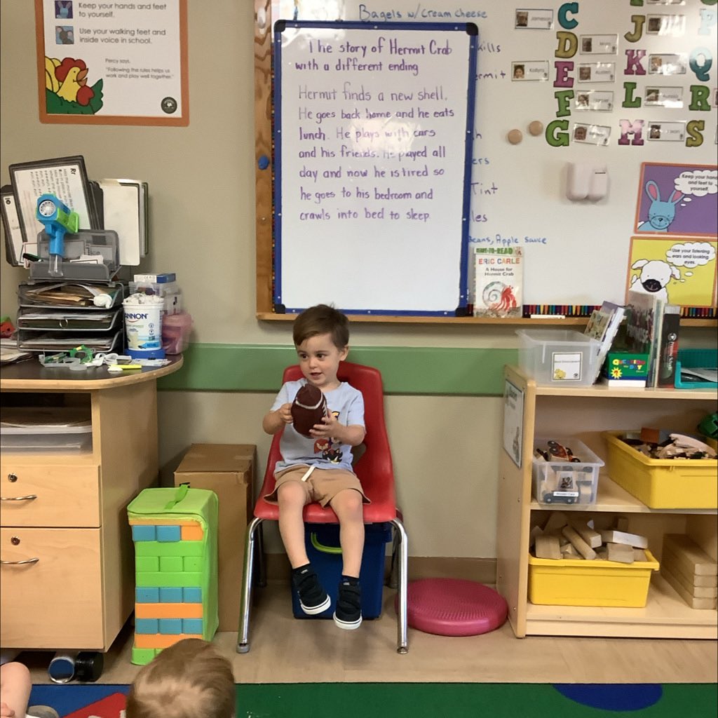 Proud dad moment. My 3 year old son demonstrated the Peanut Punch 🥊 to his class for Show &amp; Tell.

#AttackTheBalk
#GoDawgs