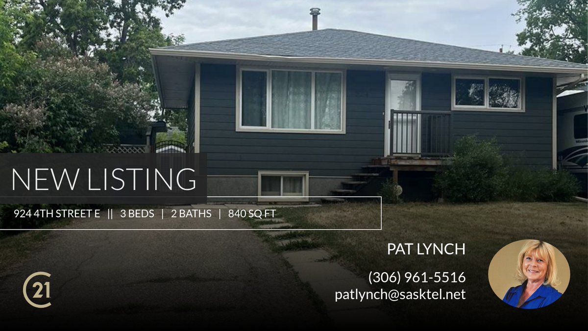 C21PrinceAlbert's tweet photo. 📍 New Listing 📍 Take a look at this fantastic new property that just hit the market located at 924 4th Street E in Prince Albert. Reach out here or at (306) 961-5516 for more information

Pat Lynch- REALT... https://t.co/x1g7V5cB6K https://t.co/5PHUzXU2RU