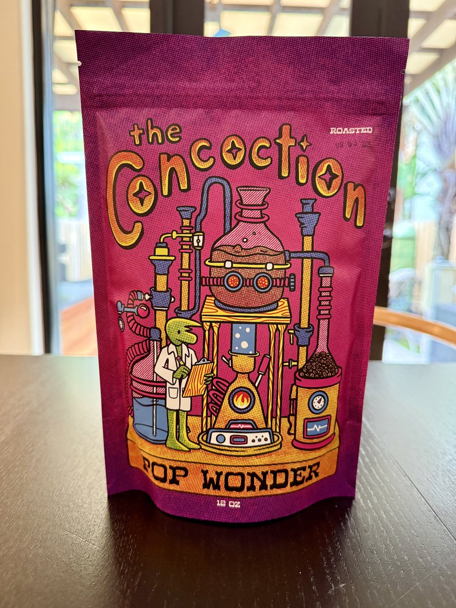 Got my <a href="/PopWonderNFT/">Pop Wonder 🪐</a> edition <a href="/DenimCoffee/">Denim Coffee</a>! No golden ticket, but pumped to try it.