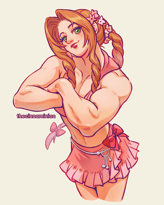 You've seen Beefa, now get ready to meet...

AERITH GAINSBRO!!!! 💪🎀

#Aerith #FF7Remake