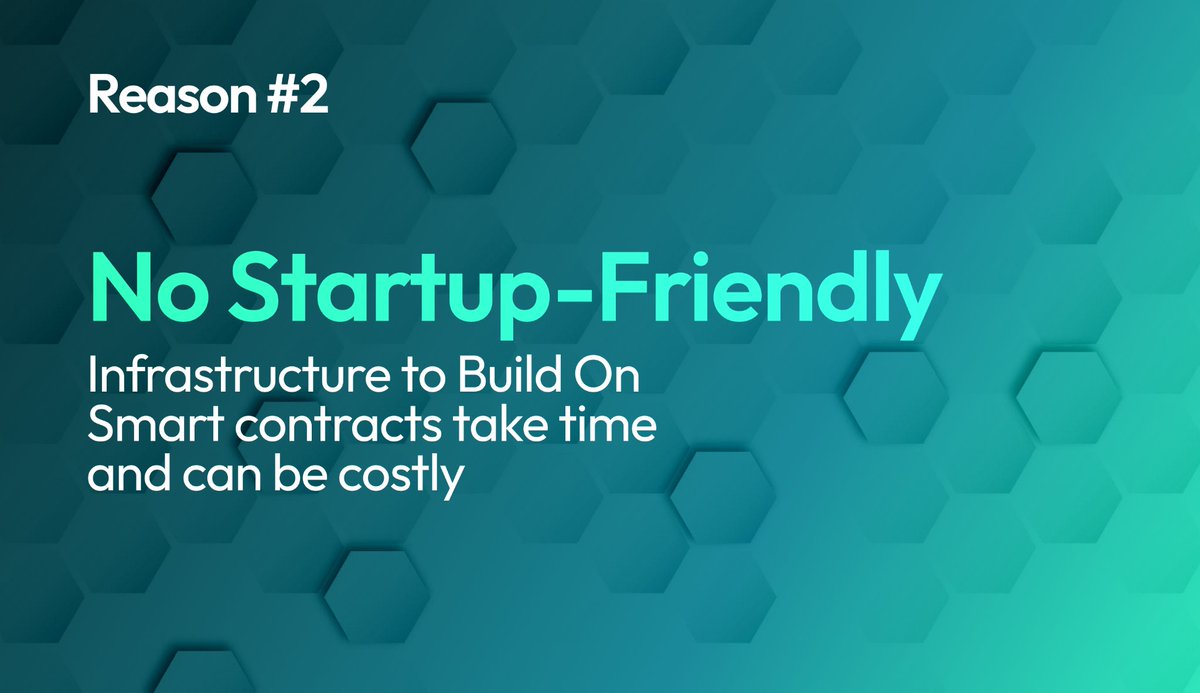 ❌ Reason #2: No Startup Friendly Infrastructure to Build On

Smart contracts take time. Chain design is complex. Dev tools are fragmented and the devs needed to work with them can be costly and hard to find.

✅ ONINO offers a no-code developer suite, AI-powered contract