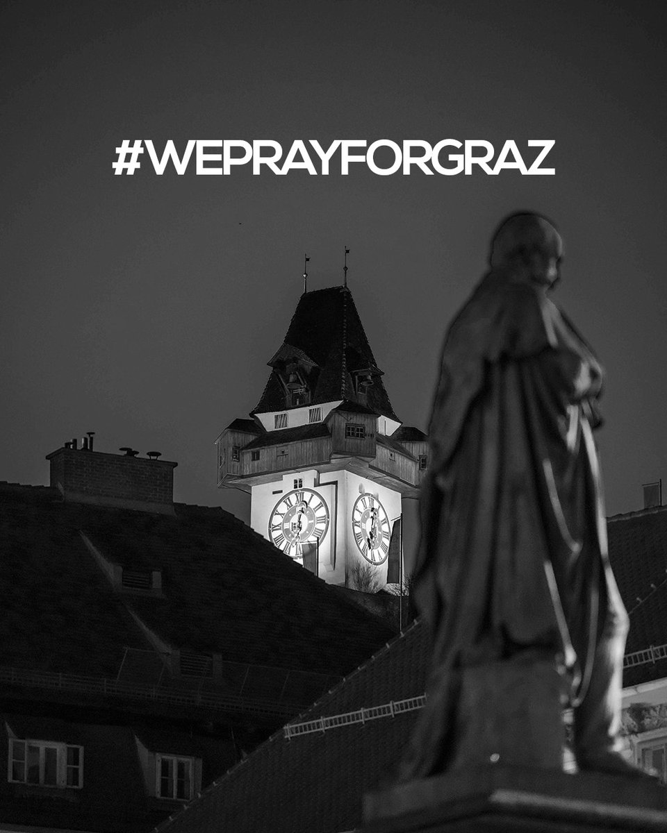 Unsere Gedanken sind heute bei den Opfern und ihren Familien in Graz.

Was heute passiert ist, macht uns alle fassungslos und unendlich traurig. In diesen schweren Stunden stehen wir zusammen.

Unser tiefstes Mitgefühl gilt allen Betroffenen.🖤