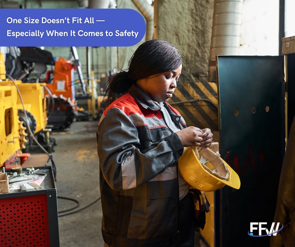 In our latest blog, Fit For Work Injury Prevention, Safety, and Ergonomics Specialist, Monica Steinborn, explores women and PPE. Read the blog: okt.to/7l8rQH

#NSM #WorkplaceSafety #WomenAndPPE #FitMatters