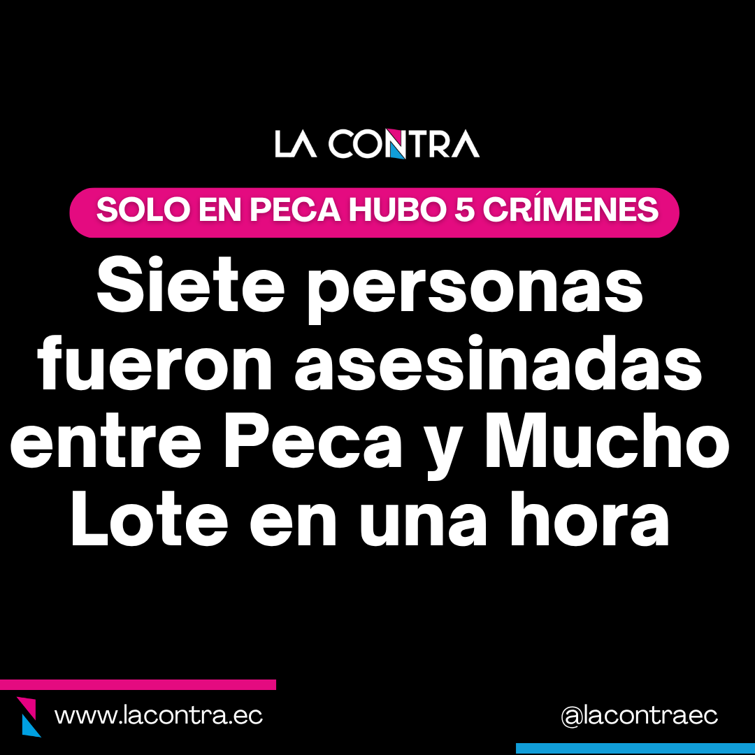 #URGENTE‼️|  Un ataque armado dejó a 5 personas asesinadas en el sector de Peca en la Vía a Daule, norte de Guayaquil. El resto de las muertes violentas ocurrieron en distintos sectores de Mucho Lote 1, uno de ellos en la av. Carlos Julio Arosemena.

🔗acortar.link/qwPSAC