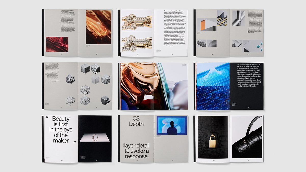 Found_Studio's tweet image. Introducing Intelligent Beauty.
More than a portfolio, the book explores the interplay between concept, craft, and visual storytelling—the dual forces that drive everything we make.
Download your free digital copy via the link in our bio 🔗
#intelligentbeauty #booklaunch
