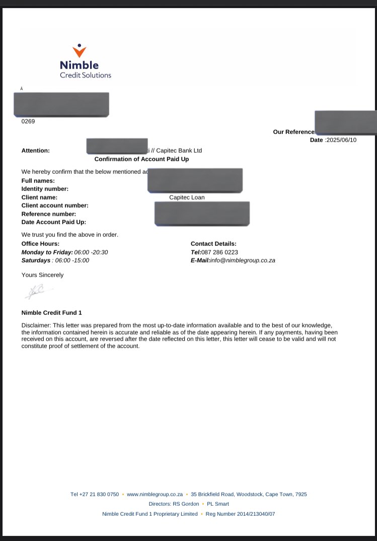 DebtorsS's tweet photo. UPDATE: We've received 2 paid-up letters from Nimble! 📨💼 Now updating our clients' credit profiles to boost their scores! 🚀 2 down, 4 to go! 💪
#CreditRepair #CreditScore #IconicDuo #FinancialProgress #MyShapID #BurgerFriday #LoveFNB #ColdFront https://t.co/aJW4nxxiLz