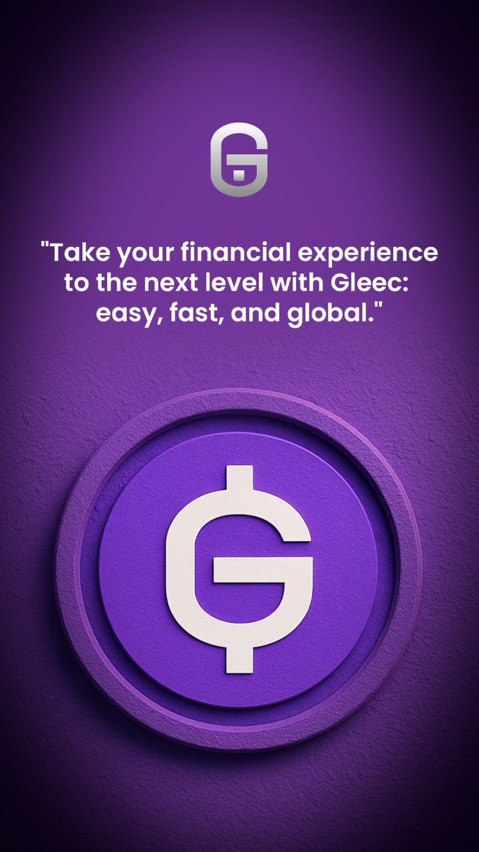 Reimagine your financial journey with #Gleec
Smart finance for a connected world 🌍
Gleec combines powerful digital tools to help you manage money the way the future demands — intelligent, secure, and global.
🔸 Instant payments
🔸 Worldwide transfers
🔸 All-in-one platform

The