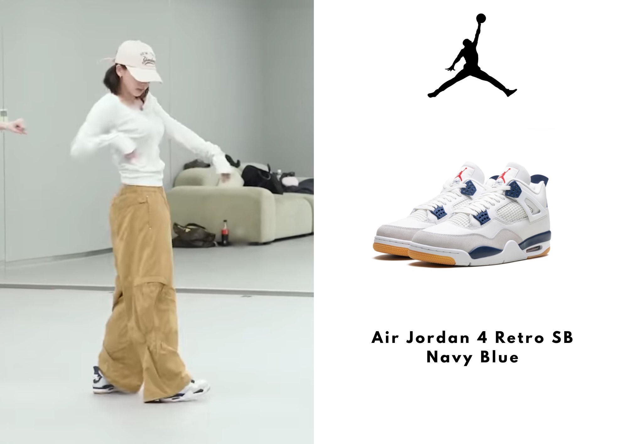 24.5CM新品aespaカリナ着NIKE SB AIR JORDAN 4 ✮⋆ on X: 