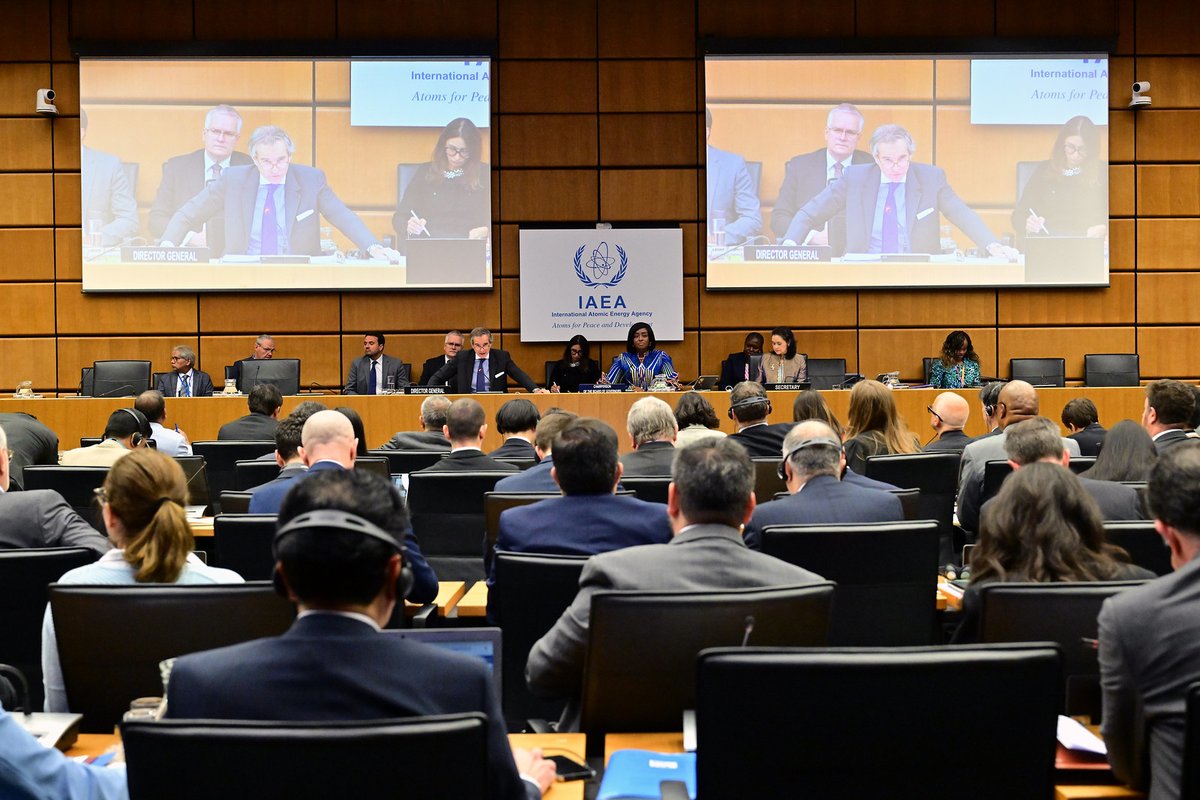 Italy UN Vienna (@italyun_vienna) on Twitter photo At #IAEA #BoardofGovernors 🇮🇹 commends <a href="/iaeaorg/">IAEA - International Atomic Energy Agency ⚛️</a> for its work & outcomes in 2024: strong commitment to its Motto Atoms for Peace & Development. 🇮🇹 supports technical cooperation activities & IAEA Flagship initiatives through resources, capacity building & innovative partnerships. At #IAEA #BoardofGovernors 🇮🇹 commends <a href="/iaeaorg/">IAEA - International Atomic Energy Agency ⚛️</a> for its work & outcomes in 2024: strong commitment to its Motto Atoms for Peace & Development. 🇮🇹 supports technical cooperation activities & IAEA Flagship initiatives through resources, capacity building & innovative partnerships.