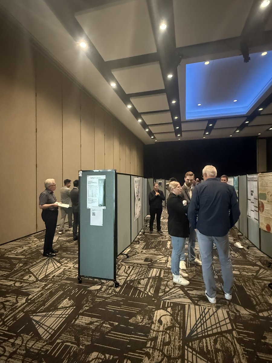 ISHAS_org's tweet image. A very active poster session where scientists talk about their favourite subject - the science of HA