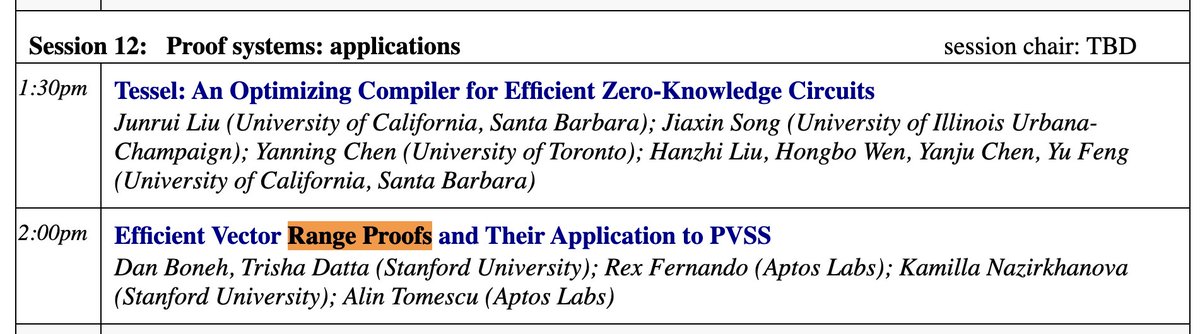 alin.apt (@alinush407) on Twitter photo So, if you are at SBC in August (sbc-conference.com/2025/), come hear about it from <a href="/TrishaCDatta/">Trisha Datta</a>'s and <a href="/nazirkamilla/">Kamilla Nazirkhanova</a>'s talk! So, if you are at SBC in August (sbc-conference.com/2025/), come hear about it from <a href="/TrishaCDatta/">Trisha Datta</a>'s and <a href="/nazirkamilla/">Kamilla Nazirkhanova</a>'s talk!