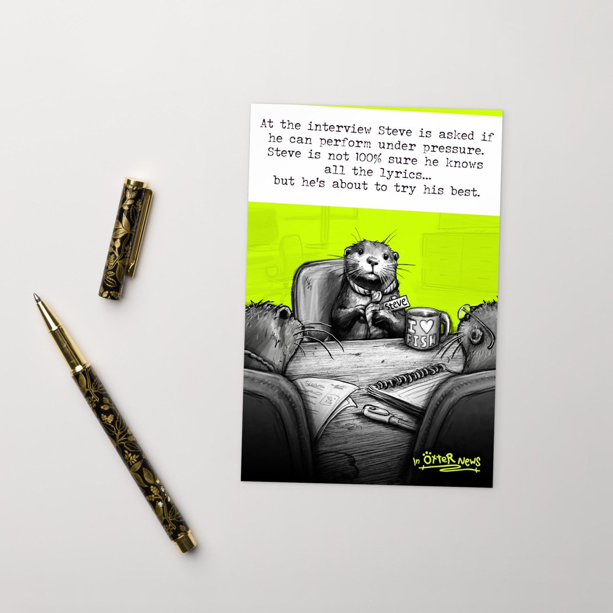 Steve Postcards available in the Steve shop! inotternews.etsy.com/listing/173457…