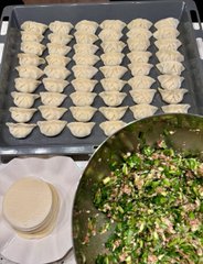 TawreedNew's tweet photo. I remember making dumplings for my mom and dad at home during the holidays. https://t.co/XfvEsy4LAE