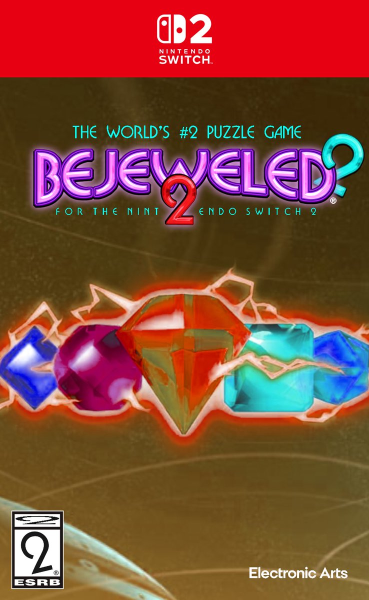 PopCapGaming's tweet photo. Get Ready to Swap Gems like Never Before. Bejeweled 2 2 For The #NintendoSwitch2, available Now! https://t.co/UiNtiQsBqV