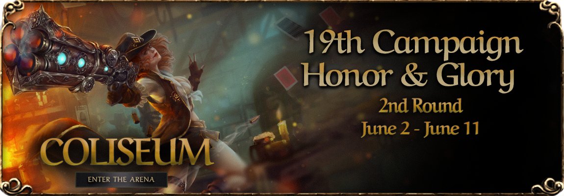 ⚔️Less than 24 hours remain until Round 2 of our Coliseum 19 comes to a close!