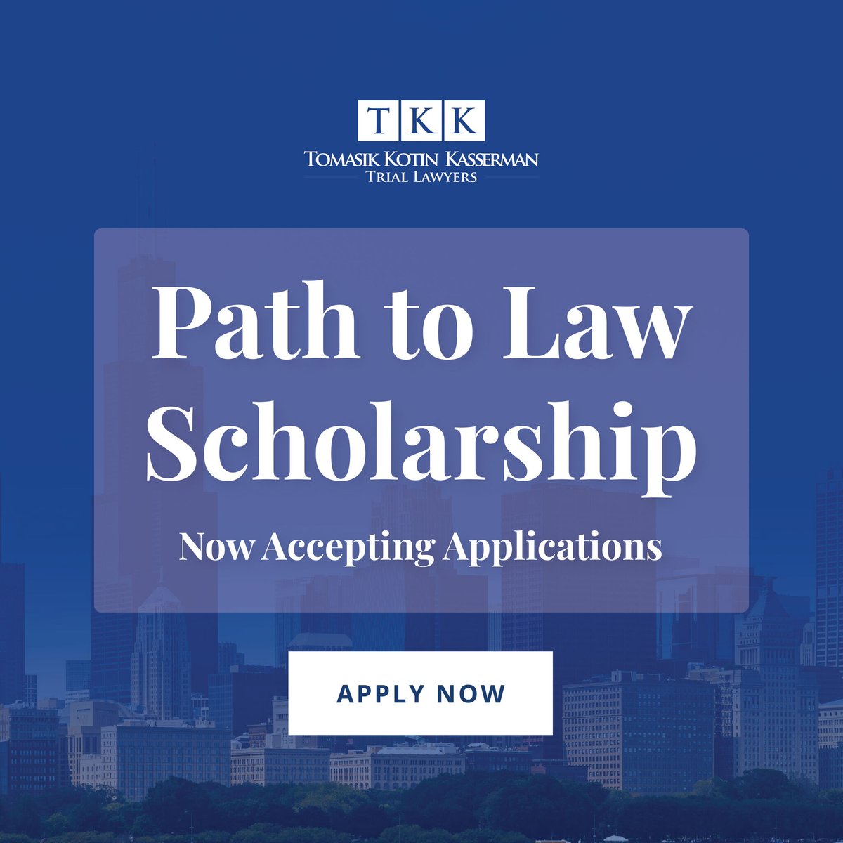 We are excited to launch our Path to Law Scholarship! Each semester, one aspiring legal professional will receive $2,000 toward their education.

The deadline to submit applications is December 8, 2025.

Learn more: bit.ly/3HvSvPJ

#TKKLaw #PathToLaw #Scholarship