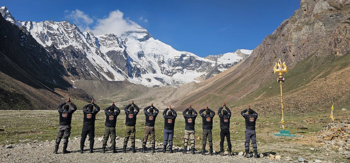 🏍️🇮🇳 Kumaon Quest Motorcycle Expedition Day 6 🏍️

#Riders #Ride into the Himalayas — reaching the sacred #AdiKailash #Parvat and Kuthi Village #Vibrant village today !

A journey of devotion, grit, and glory through the spiritual gateway near the path to #Adi Kailash

📍Pride of