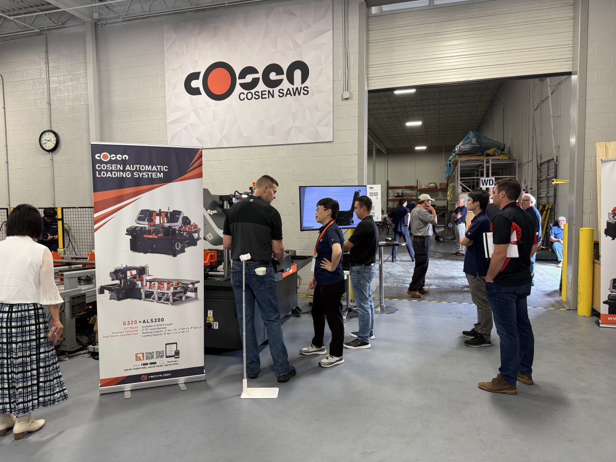 Nice turn out at the Cosen Saws Open House 2025 in Charlotte, NC.