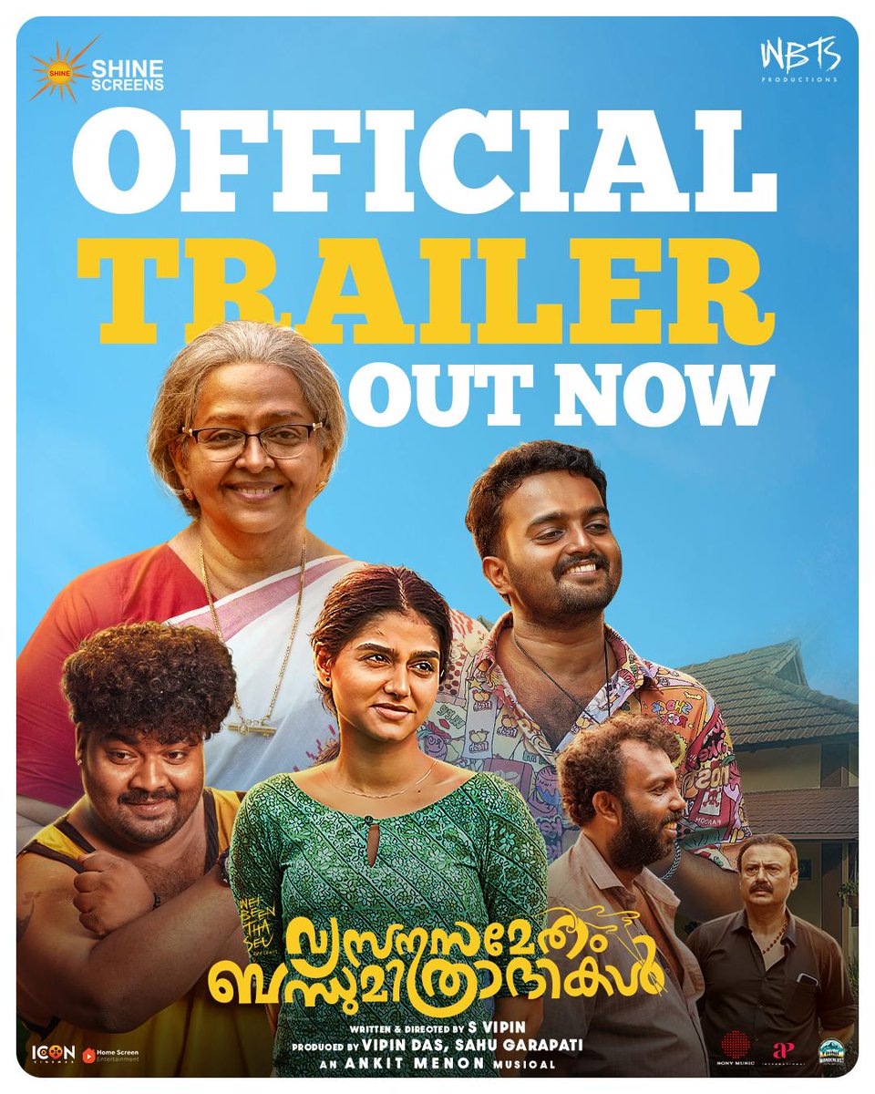 #VysanasamethamBandhumithradhikal official trailer released

Trailer looks promising 👌

Written and Directed by S Vipin

In cinemas worldwide from June 13

youtu.be/EUsn6TPewRg