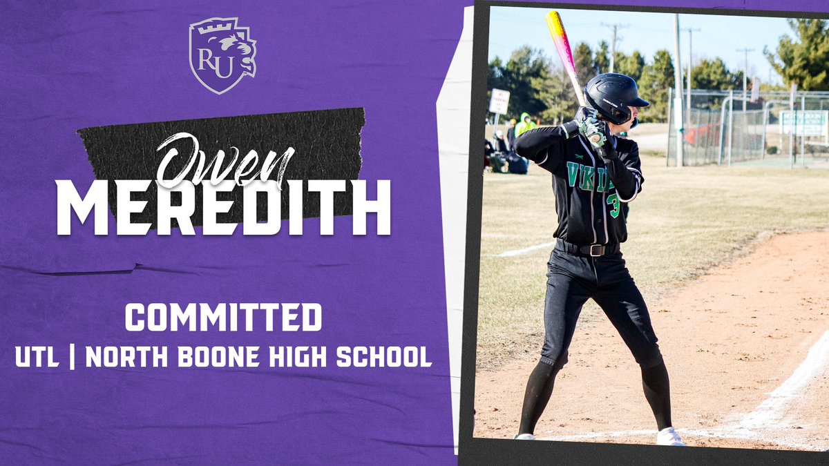 Rockford University Baseball (@regentbaseball) on Twitter photo Regents Baseball is excited to announce another recruit for our '25 Class, Owen Meredith! <a href="/OMeredith23/">Owen Meredith</a> is a versatile position player from North Boone High School! Regents Baseball is excited to announce another recruit for our '25 Class, Owen Meredith! <a href="/OMeredith23/">Owen Meredith</a> is a versatile position player from North Boone High School!