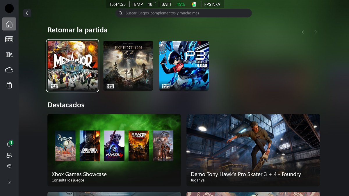 kenshgames's tweet image. probando el modo compacto

#xbox #rogally #CompactMode