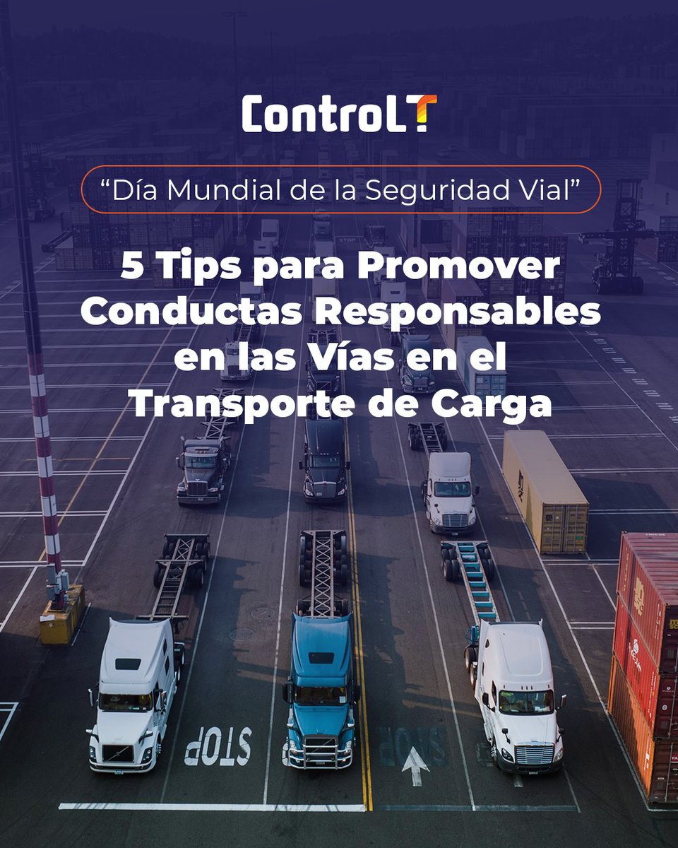 Conductas Responsables en las Vías en el Transporte de Carga 🚛🛣️

Capacitación Continua
Fomentar la Comunicación Abierta
Implementar Protocolos de Seguridad
Promover el Respeto por las Normas Viales:
Evaluar el Desempeño del Conductor

Visita: hubs.ly/Q03r6l120