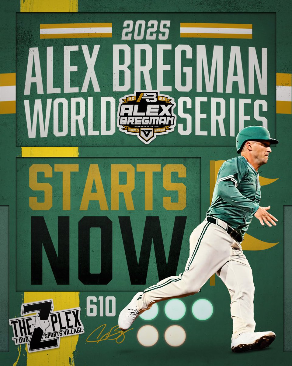 Five Tool Baseball (@fivetool) on Twitter photo We are underway from the 2025 Alex Bregman 15U World Series!
π fivetool.org/events/alex-brβ¦
#BregmanWS / <a href="/ABREG_1/">Alex Bregman</a> We are underway from the 2025 Alex Bregman 15U World Series!
π fivetool.org/events/alex-brβ¦
#BregmanWS / <a href="/ABREG_1/">Alex Bregman</a>