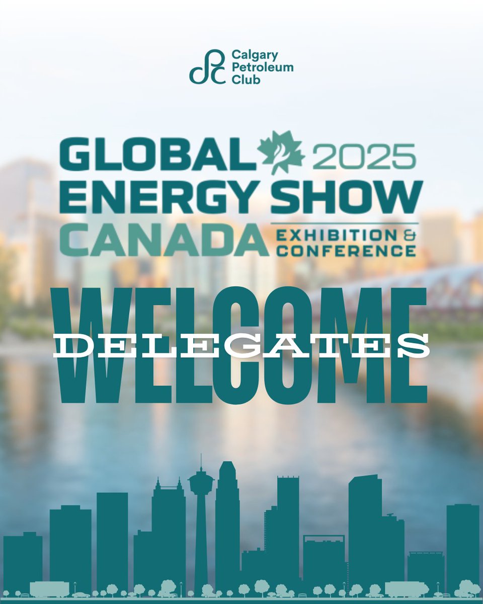 The 2025 Global Energy Show kicks off today—bringing together industry leaders, innovators, and professionals from around the world. We’re proud to welcome you to Calgary—where energy meets innovation.

Learn more at globalenergyshow.com
