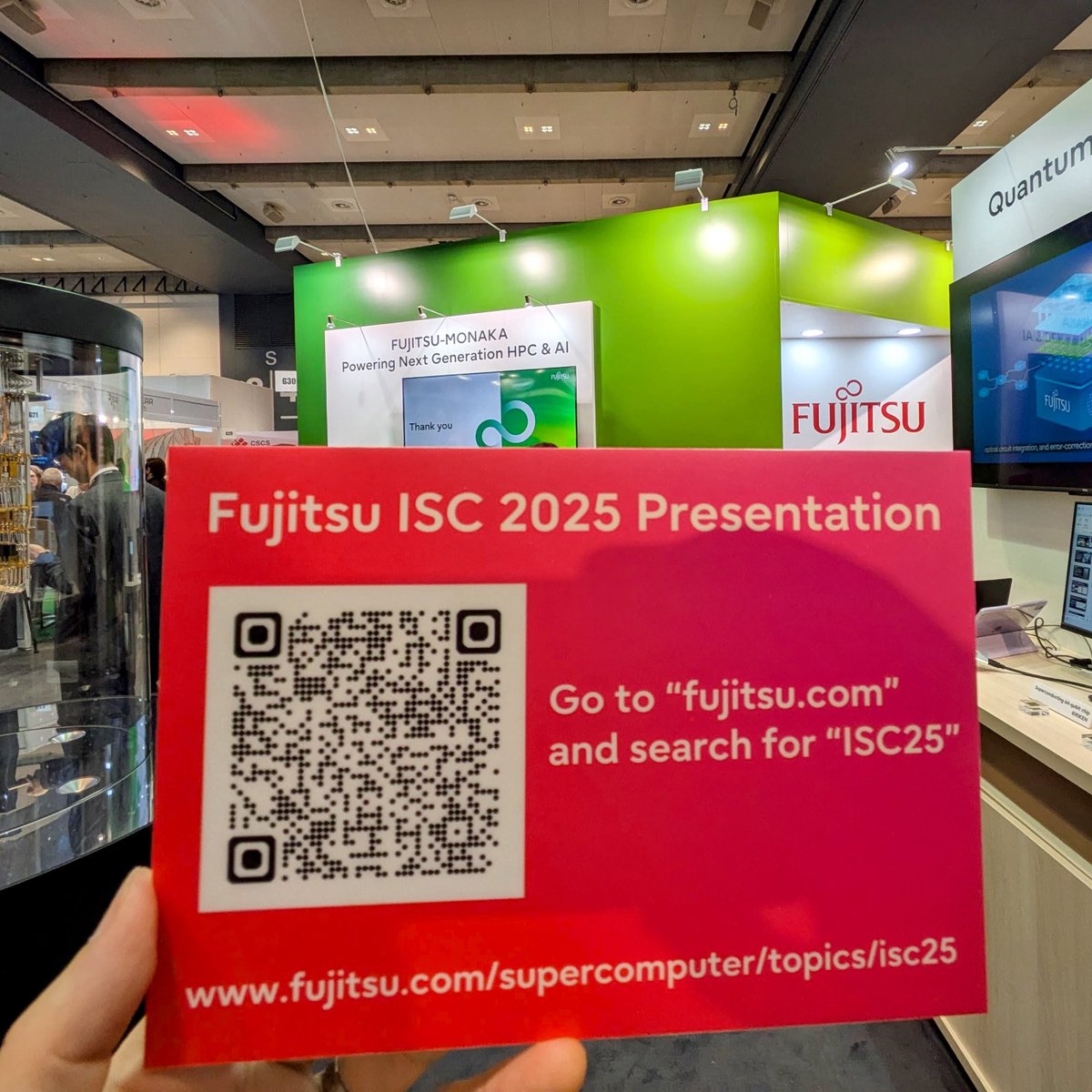 FujitsuHPC's tweet image. Fujitsu ISC 2025 presentations are available here: fujitsu.com/global/product…
Go to &quot;fujitsu.com&quot; and search for &quot;ISC25&quot;