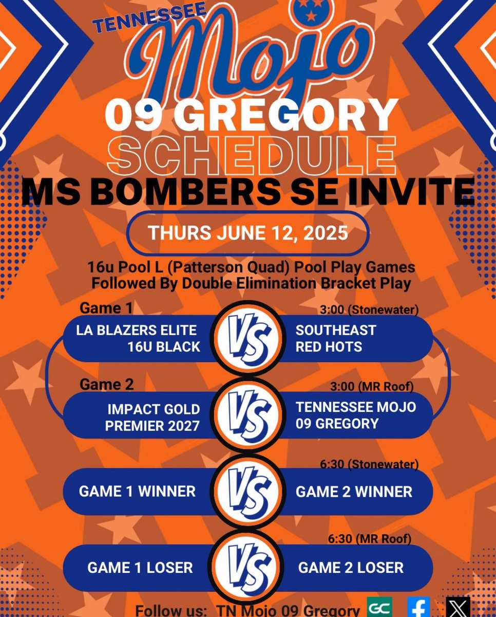 maggie gregory (@maggiegregory09) on Twitter photo Catch a game in Oxford, MS this Thursday at the Bombers Invitational to kick off our summer season. We would love to see you there! #doMinate @mojo09_gregory <a href="/WardChuck1507/">Charles “Chuck” Ward</a> <a href="/jeffgregory_/">Jeff Gregory</a> Catch a game in Oxford, MS this Thursday at the Bombers Invitational to kick off our summer season. We would love to see you there! #doMinate @mojo09_gregory <a href="/WardChuck1507/">Charles “Chuck” Ward</a> <a href="/jeffgregory_/">Jeff Gregory</a>