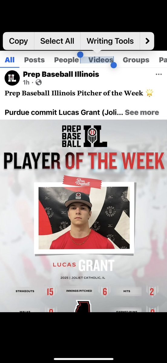 Lucas Grant (@lucasgrant21) on Twitter photo Thank u to my coaches, teammates, & parents for an awesome season! My stats:
IP66, K116, BB13, ERA1.0, WHIP.63, BAA.125, S%70%, FPS%70%
<a href="/JCABaseball/">Hilltopper Baseball</a>
@ChicagoElite18u
@coachKsAcademy
@pitchtopitch23
<a href="/jfurmaniak/">John Furmaniak</a>
@prepbaseballIL
<a href="/DrewLocascio/">Drew Locascio</a>
@peterhamot13
@PBR_DraftHQ
<a href="/Millar_S/">Steve Millar</a> Thank u to my coaches, teammates, & parents for an awesome season! My stats:
IP66, K116, BB13, ERA1.0, WHIP.63, BAA.125, S%70%, FPS%70%
<a href="/JCABaseball/">Hilltopper Baseball</a>
@ChicagoElite18u
@coachKsAcademy
@pitchtopitch23
<a href="/jfurmaniak/">John Furmaniak</a>
@prepbaseballIL
<a href="/DrewLocascio/">Drew Locascio</a>
@peterhamot13
@PBR_DraftHQ
<a href="/Millar_S/">Steve Millar</a>