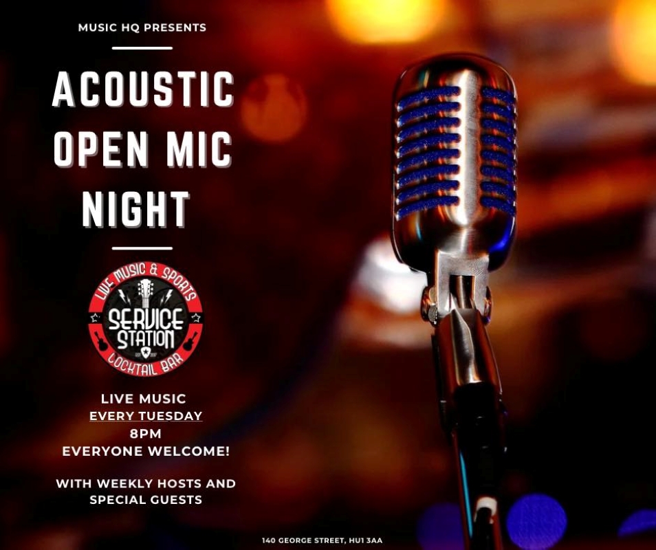 Darren Bunting (@musichqhull) on Twitter photo Tonight its Acoustic Station at Service Station on George St, Hull City Centre from 8pm. Special guests Exposed plus open mic sets before & after, always a fun night :)
<a href="/livemusicinhull/">Live Music In Hull</a> <a href="/gr8musicvenues/">gr8MusicVenues</a> <a href="/bbcburnsy/">David Burns</a> <a href="/VisitHullEvents/">VisitHullEvents</a> <a href="/VisitHull/">Visit Hull</a> <a href="/VHEY_UK/">Visit Hull & East Yorkshire</a> Tonight its Acoustic Station at Service Station on George St, Hull City Centre from 8pm. Special guests Exposed plus open mic sets before & after, always a fun night :)
<a href="/livemusicinhull/">Live Music In Hull</a> <a href="/gr8musicvenues/">gr8MusicVenues</a> <a href="/bbcburnsy/">David Burns</a> <a href="/VisitHullEvents/">VisitHullEvents</a> <a href="/VisitHull/">Visit Hull</a> <a href="/VHEY_UK/">Visit Hull & East Yorkshire</a>