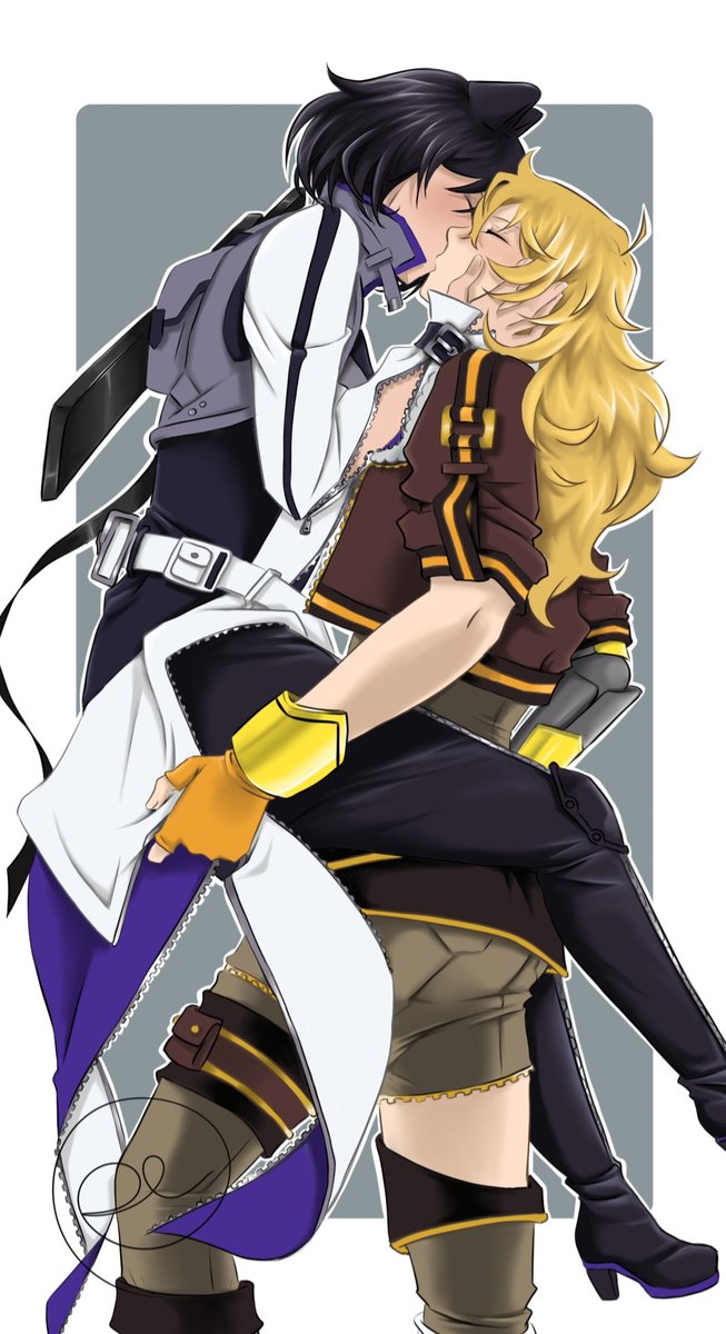 "Kiss me.
Hold tight."
#bumbleby #RWBY