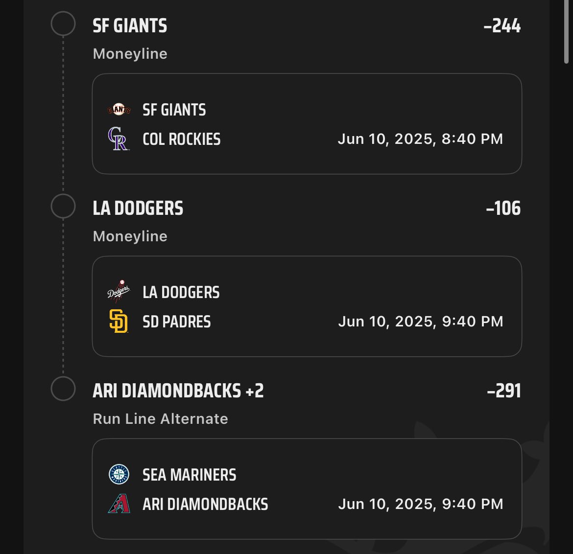 3burgerbets's tweet photo. SGP , moneyline and Homerun parlays! #winning https://t.co/fKulmtFbxP