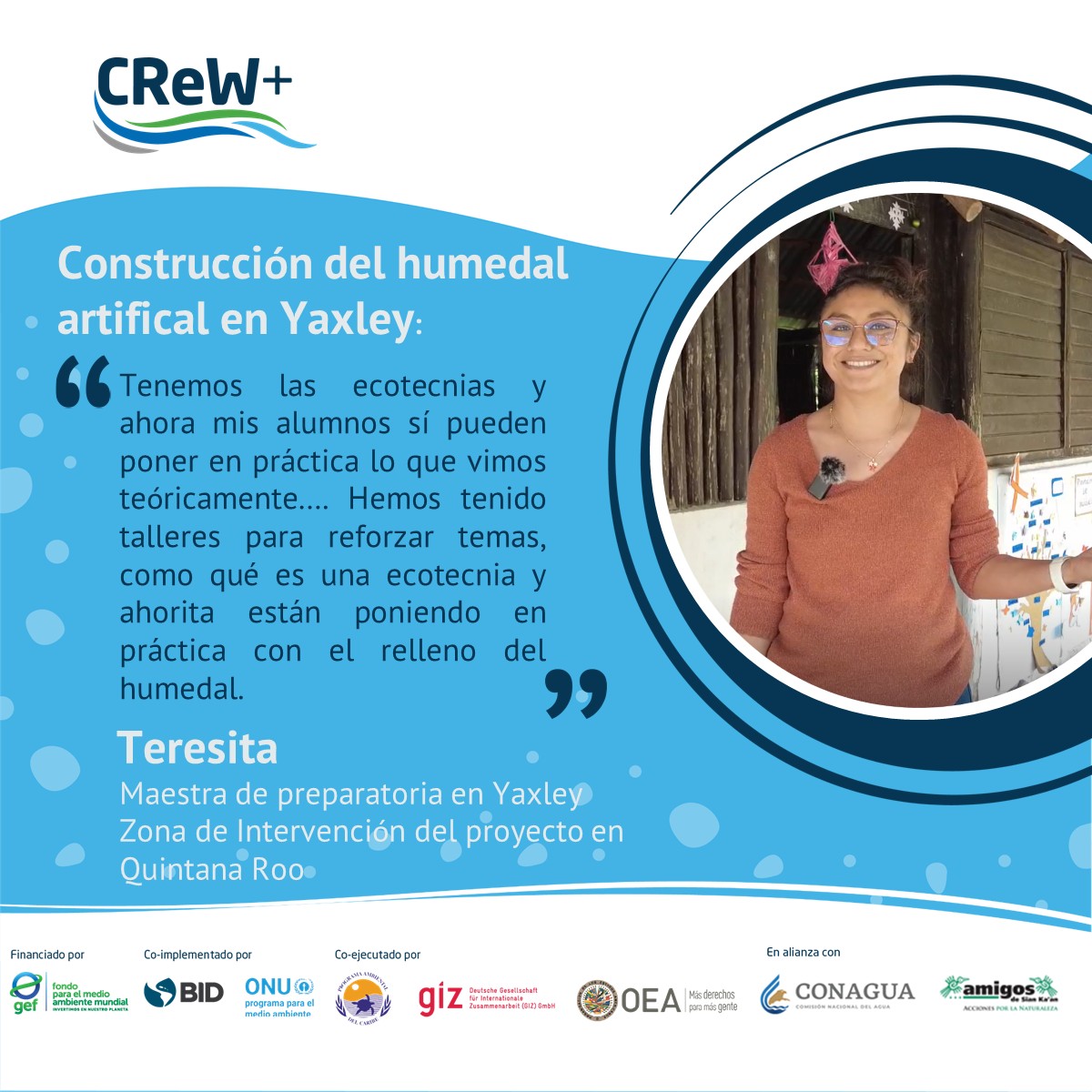 OEA Desarrollo (@oea_desarrollo) on Twitter photo Estudiantes y docentes de la escuela secundaria de la comunidad indígena de Yaxley en Quinta Roo México; participaron en la construcción de un humedal artificial aplicando conocimientos en educación ambiental para mejorar su seguridad hídrica de la mano con el proyecto <a href="/GEF_CReW/">GEF CReW+ Project</a>+ Estudiantes y docentes de la escuela secundaria de la comunidad indígena de Yaxley en Quinta Roo México; participaron en la construcción de un humedal artificial aplicando conocimientos en educación ambiental para mejorar su seguridad hídrica de la mano con el proyecto <a href="/GEF_CReW/">GEF CReW+ Project</a>+