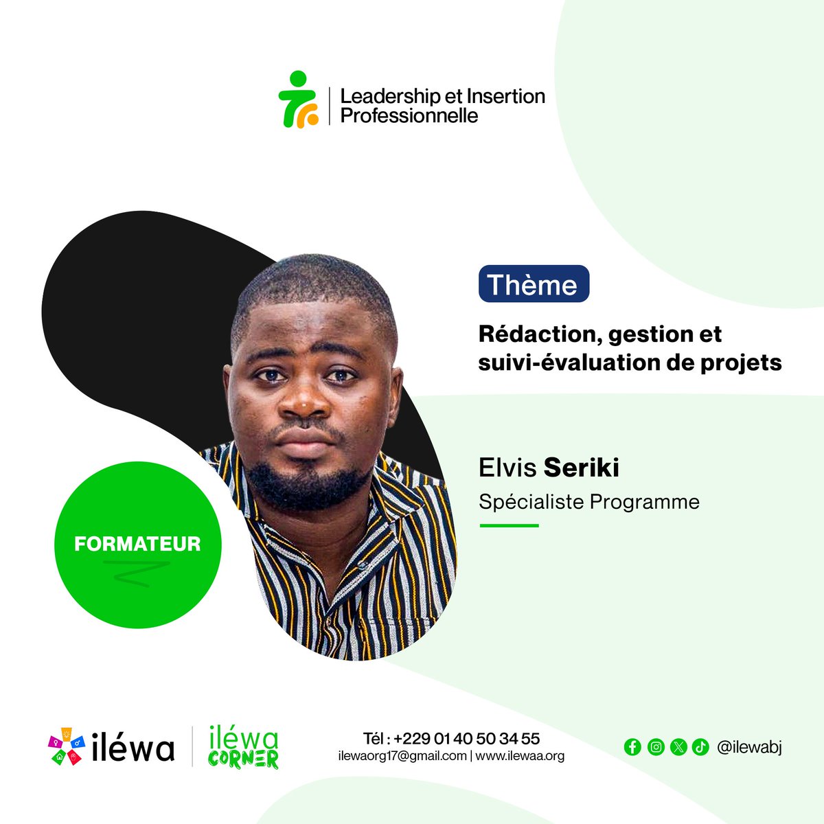 📢 Nouveau module en approche pour nos jeunes LIP !

Ce jeudi, ils poursuivent leur parcours avec une formation essentielle : rédaction, gestion et suivi-évaluation de projets.

Un incontournable pour tout·e jeune qui veut passer de l’idée à l’action, de l’engagement à l’impact