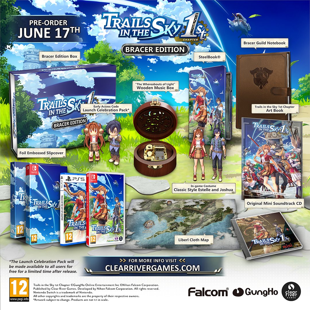 Clear River Games (@clearrivergames) on Twitter photo Flip through the pages of the iconic Trails series to where it all began with Trails in the Sky 1st Chapter by <a href="/nihonfalcom/">ๆฅๆฌใใกใซใณใ </a>! This beloved classic is getting a physical release for Switch and PS5.
โ๏ธ Pre-order from June 17. โ๏ธ Flip through the pages of the iconic Trails series to where it all began with Trails in the Sky 1st Chapter by <a href="/nihonfalcom/">ๆฅๆฌใใกใซใณใ </a>! This beloved classic is getting a physical release for Switch and PS5.
โ๏ธ Pre-order from June 17. โ๏ธ