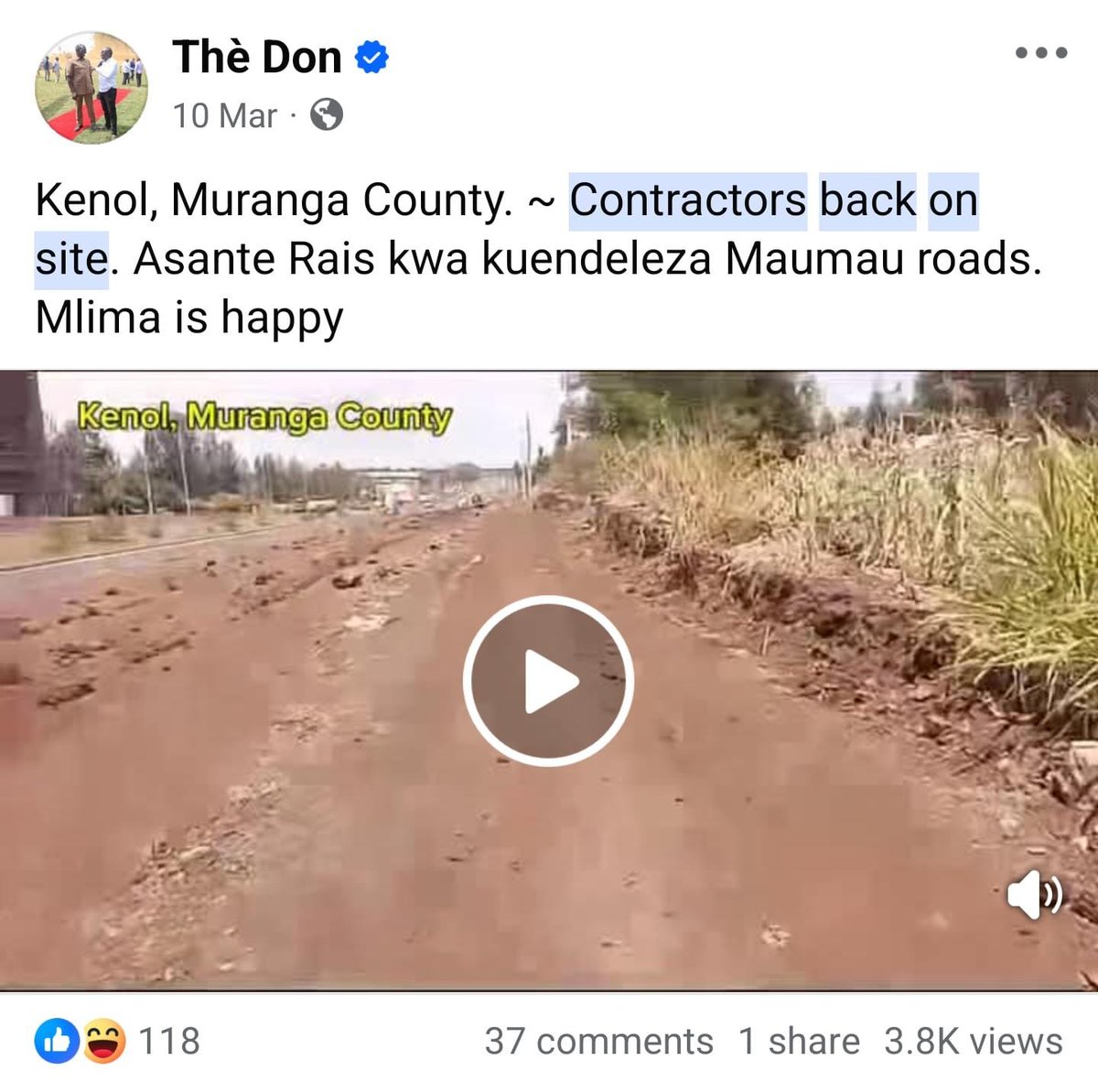 recreatedd16's tweet image. Mau Mau Road in Kenol is back on track! The contractor is working non-stop to deliver this vital link. No breaks, just results for the people. #WantamRoadProjects
Contractors Wako Site