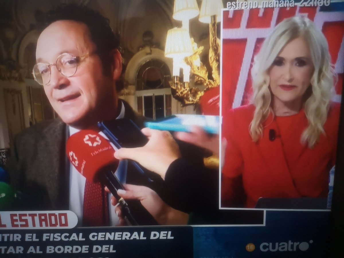 La corrupta de Cristina Cifuentes consiguió un máster gracias al tráfico de influencias del PP sin acudir a clase y sin hacer exámenes ni TFM. Hoy se pasea por los platós de TV en Mediaset pidiendo la dimisión del Fiscal General del Estado.