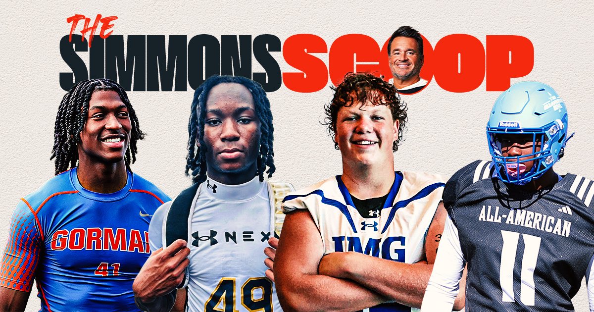 On3 Recruits (@on3recruits) on Twitter photo 🗣️SIMMONS SCOOP via <a href="/ChadSimmons_/">ChadSimmons</a>🗣️
+ One team trending for 5-star safety Jett Washington
+ Leader for elite WR Jase Mathews
+ Tight race for 4-star CB Dorian Barney
+ Two team battle for 4-star IOL Breck Kolojay
Intel: on3.com/news/simmons-s… 🗣️SIMMONS SCOOP via <a href="/ChadSimmons_/">ChadSimmons</a>🗣️
+ One team trending for 5-star safety Jett Washington
+ Leader for elite WR Jase Mathews
+ Tight race for 4-star CB Dorian Barney
+ Two team battle for 4-star IOL Breck Kolojay
Intel: on3.com/news/simmons-s…