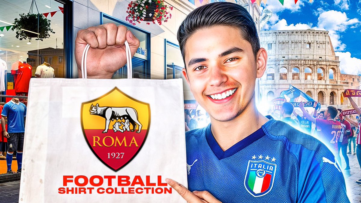 I Went  Football Shirt Hunting in Rome 

I Got 2 *NEW* Football Shirts 

NEW VIDEO 👉 youtu.be/fd7U4pwMVhU

#collection #football #collecting #jerseys