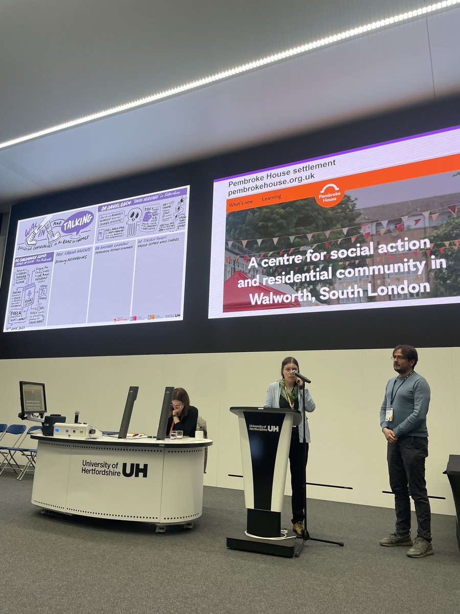 UHertsResearch's tweet image. Our second session was entitled ‘Walking and Talking: Building Communities on the Road to Impact’. Five academics shared impact projects on everything from a podcast about close reading literature to the experiences of older male carers.
#HertsImpactSymposium #ResearchInMotion