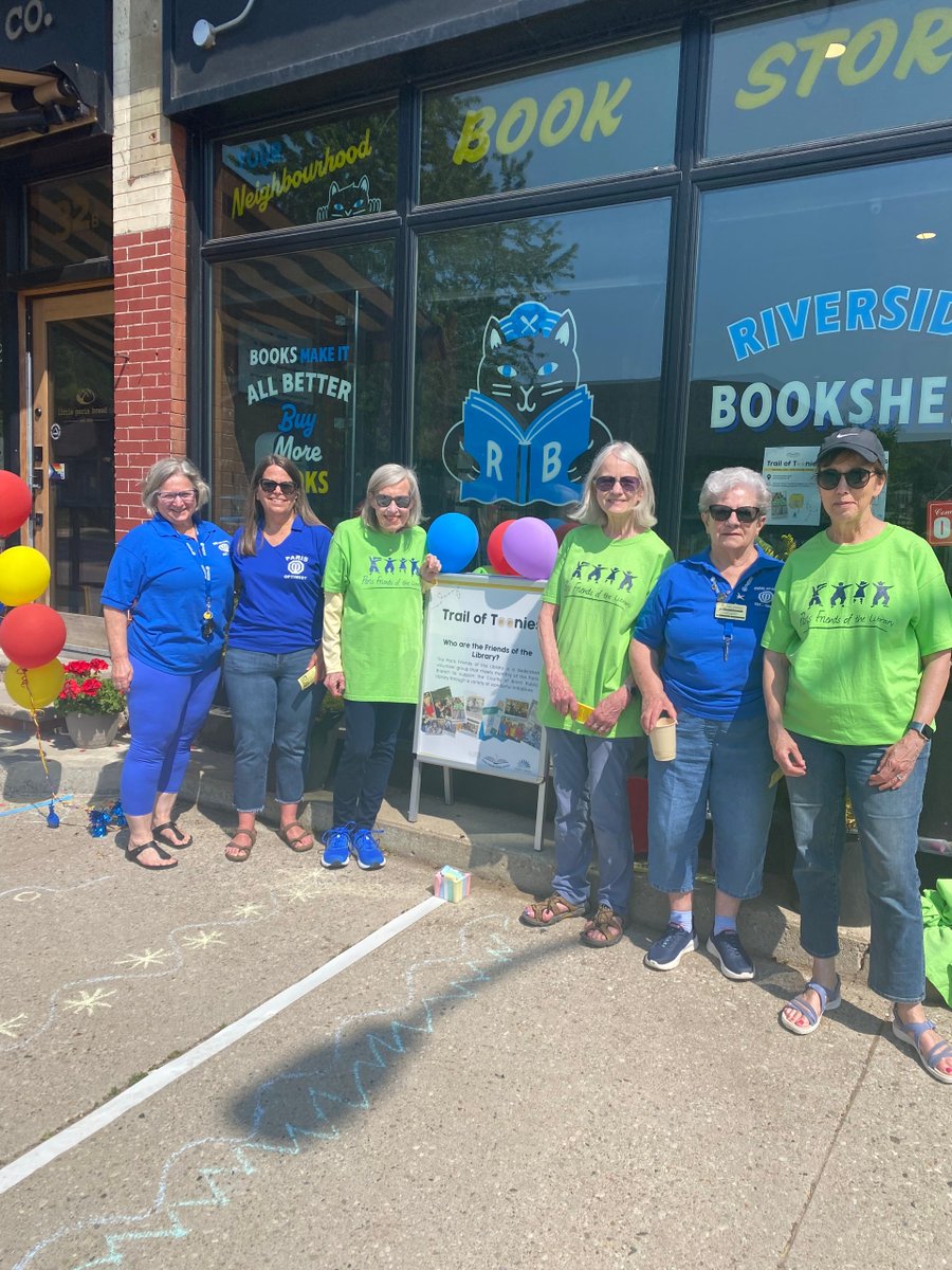 On Saturday, the Friends of the Library hosted the Trail of Toonies in support of CBPL's children's reading programs. The event was supported by Riverside Bookshelf and took place right in front of their store. 

📸 Courtesy of the Riverside Bookself