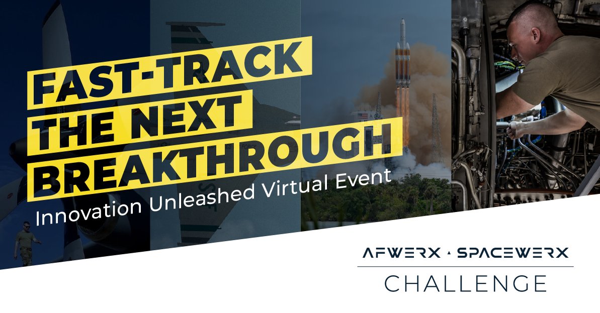 📣 Innovators wanted! Ready to shape the future of defense? Join the AFWERX + SpaceWERX Challenge AMA on June 24 at 1pm ET.

💡 Cut through red tape
⚡ Speed up impact
🎯 Learn from DAF experts

Sign up now 👉 ow.ly/baCK50W6k1J