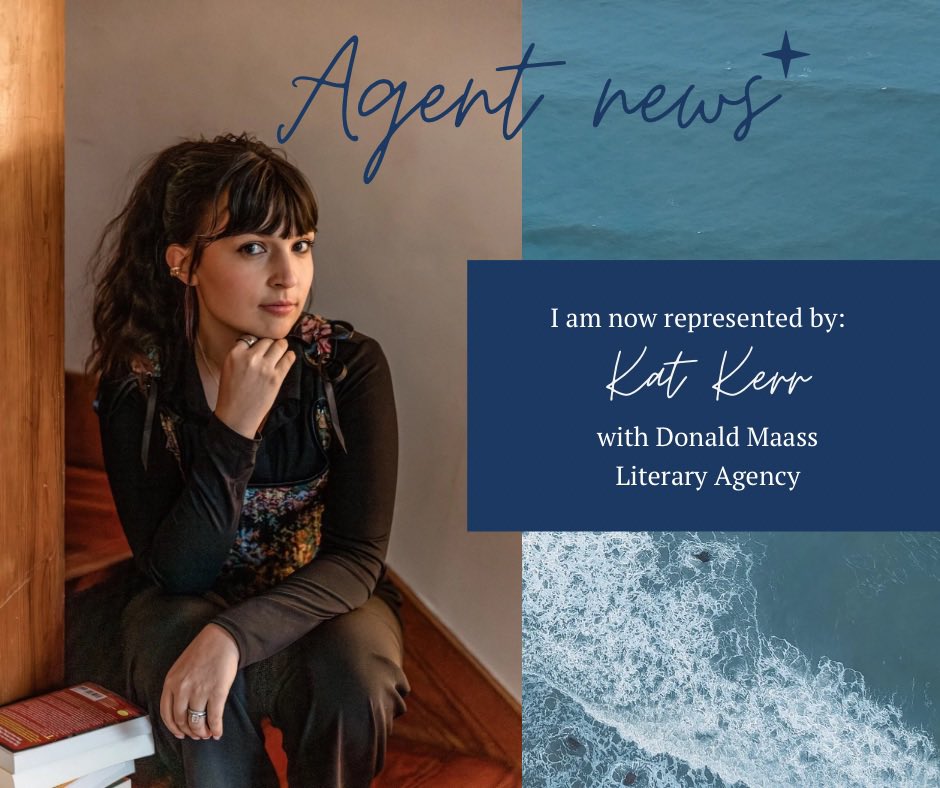 lexlambwrites's tweet image. I am THRILLED to announce I am now represented by Kat Kerr at Donald Maass Literary Agency.
Kat's passion for my writing and characters won me over completely. I can't wait to start working with her on this manuscript and future ones 💙