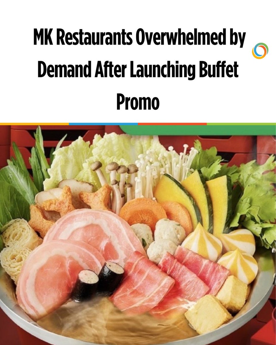 MK Restaurants flooded with diners after 299-baht buffet promo launch—staff shortages spark complaints.

Full story: aseannow.com/topic/1363249-…

#MKRestaurants #ASEANNOWThailand #FoodPromo