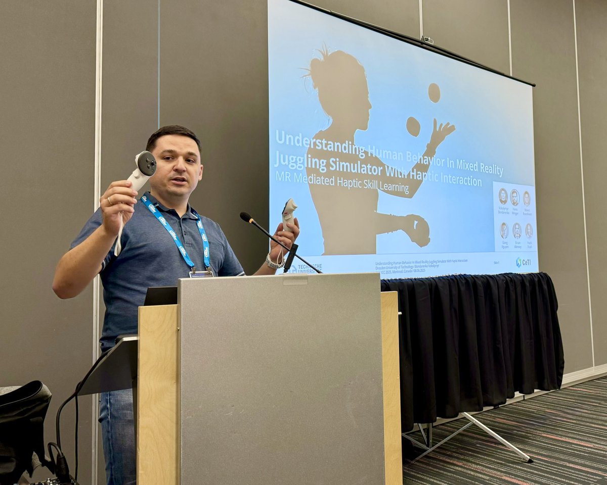 TactileInternet's tweet image. #IEEE #𝗜𝗖𝗖 𝗶𝗻 #𝗠𝗼𝗻𝘁𝗿𝗲𝗮𝗹: we look forward to presenting our research alongside our colleagues from @6gLife. We are looking forward to the coming days here in Canada! 🇨🇦
@tudresden_de @dfg_public #tactileinternet #IEEEICC25 #hapticinteraction #montreal #6G #6Glife
