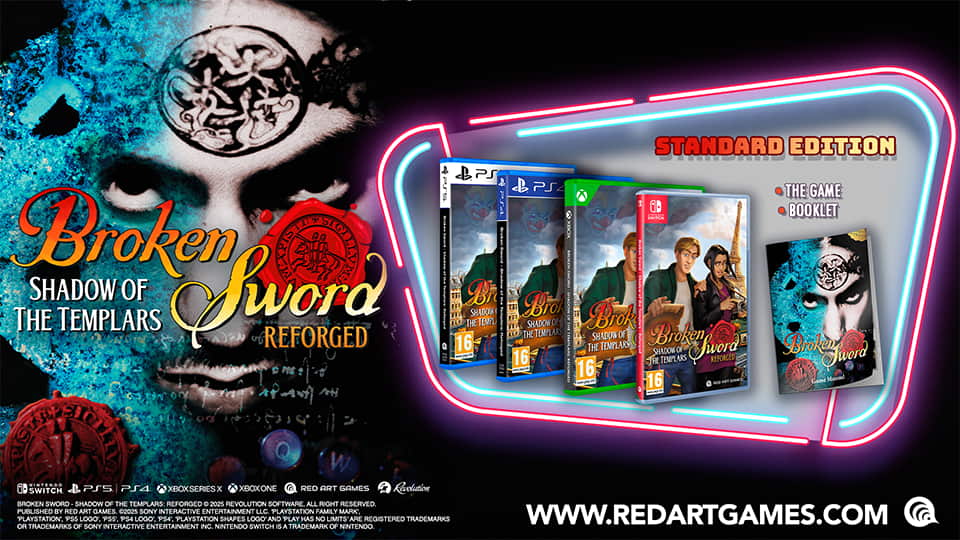 🕵️‍♂️🔎 Broken Sword - La Leyenda de los Templarios: Reforged llegará en formato físico para consolas.

puregaming.es/broken-sword-l…